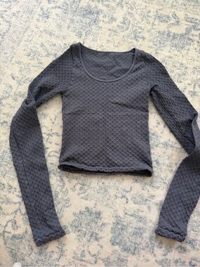 Free People Women’s Long Sleeve Scoop Neck Top